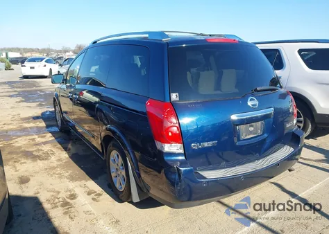 2008 Nissan Quest 3.5 S z USA, uszkodzony, nr VIN 5N1BV28U88N111466